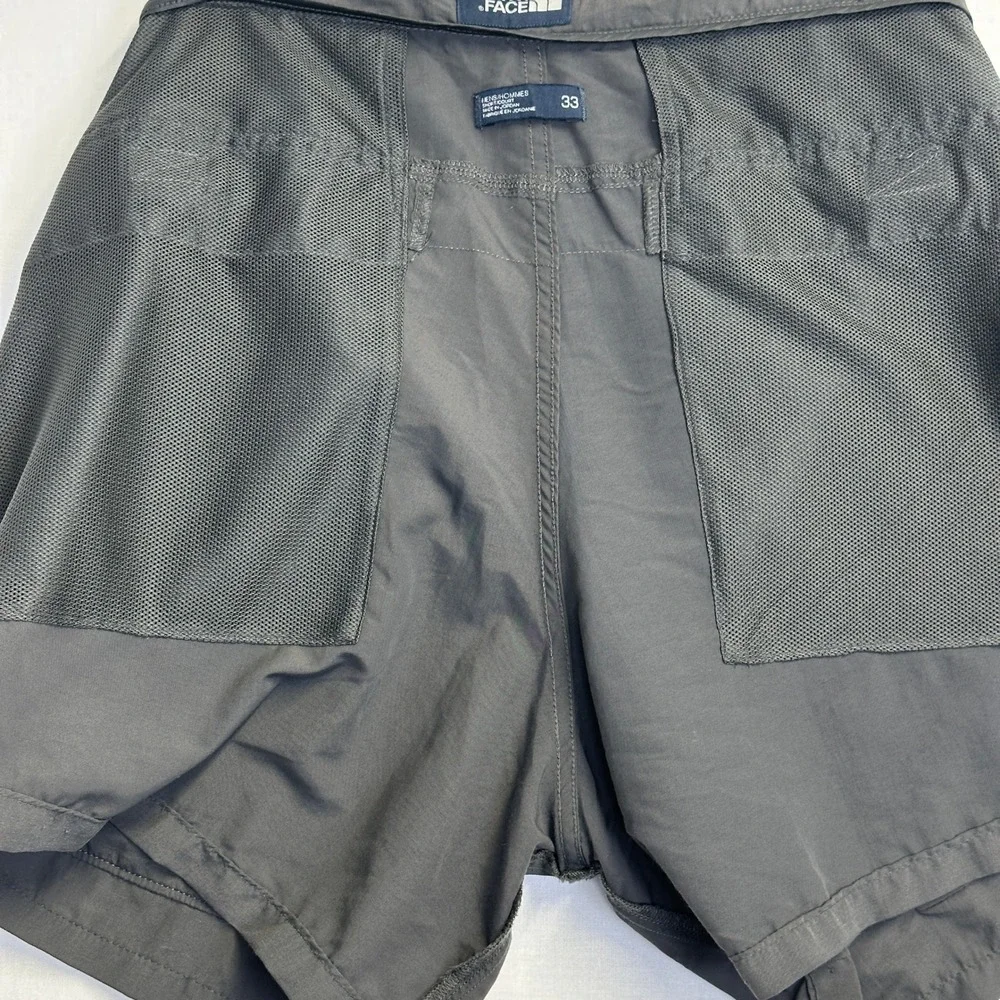 The North Face Flash Dry NF0A3T2L Class V Belted Shorts Gray Men's 33